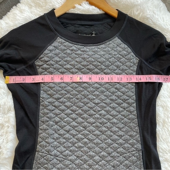 Smartwool | Diamond Peak Quilted Dress in Black Heather, Merino wool blend - Picture 10 of 12